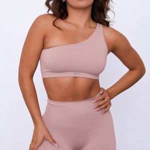 Set Active SCULPTFLEX® Ribbed One Shoulder Top M